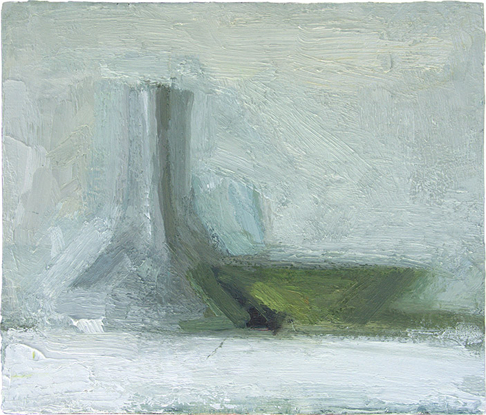 Reciprocity #8, oil on board, 10 x 12&quot;