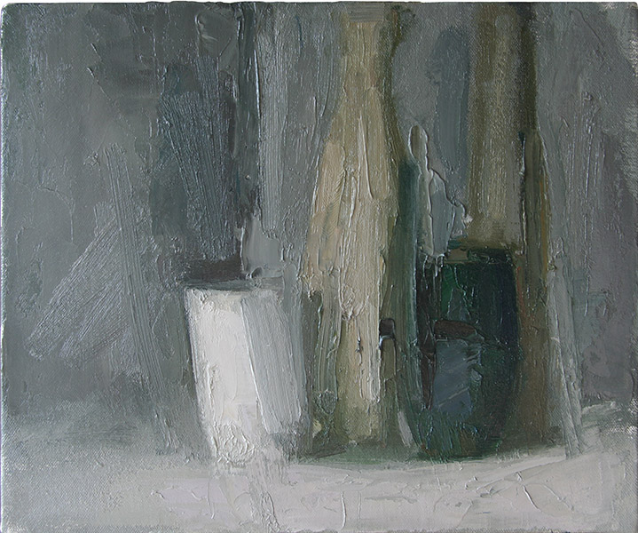 Reciprocity #112, oil on canvas, 10 x 12&quot;